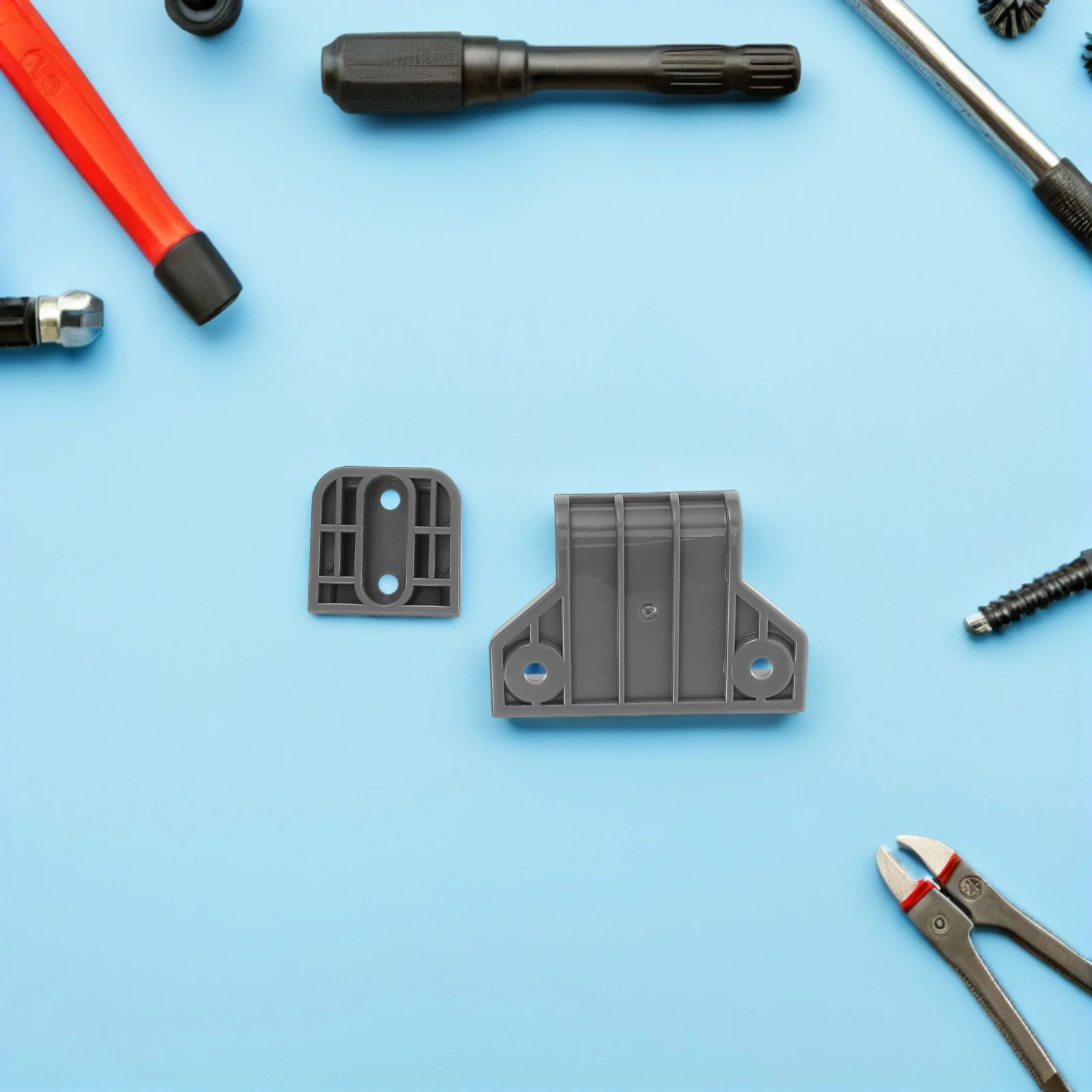 1 set kinderveiligheidshek: verstelbare kunststof box-stabilisator vervanging voor deuropening trapbarrière met hekgesp