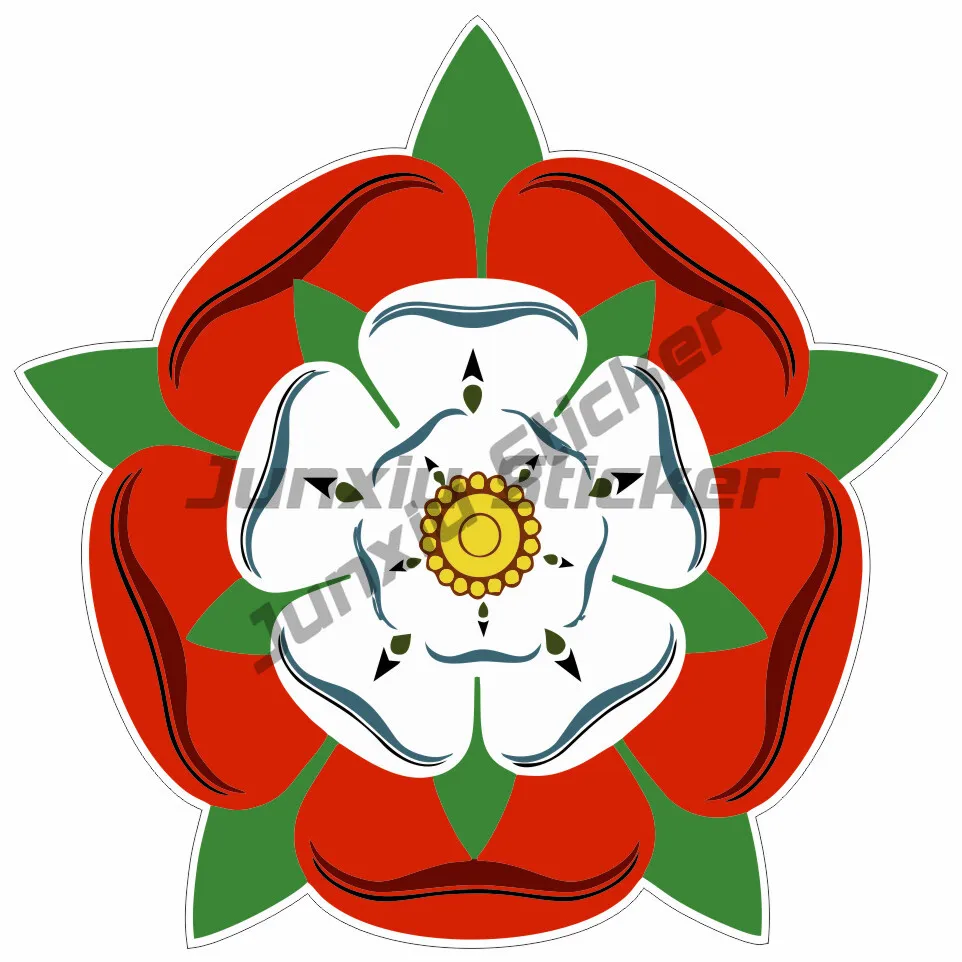 

Tudor Red Rose Self Adhesive Stickers Car Van Truck Taxi Lorry Lancashire