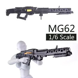 1/6 Scale Avatar MG62 Assembly Gun Model Puzzles Building Brick Gun Weapon Action Figure