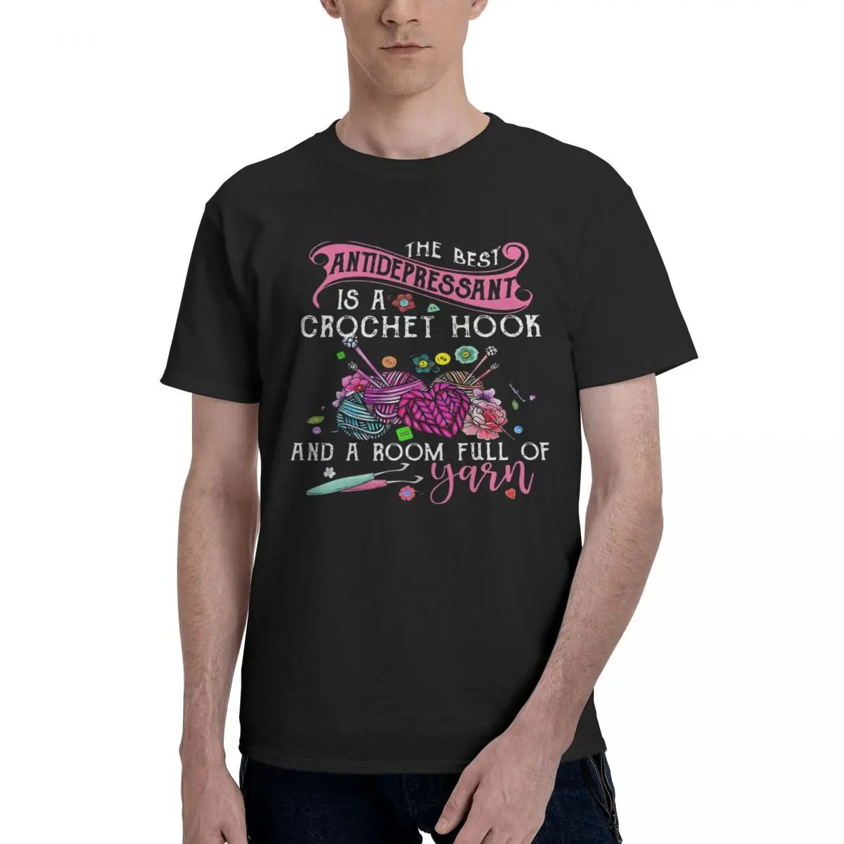 Crochet Hook Yarn Room Sports Tees Travel Title Graphic High quality USA Size