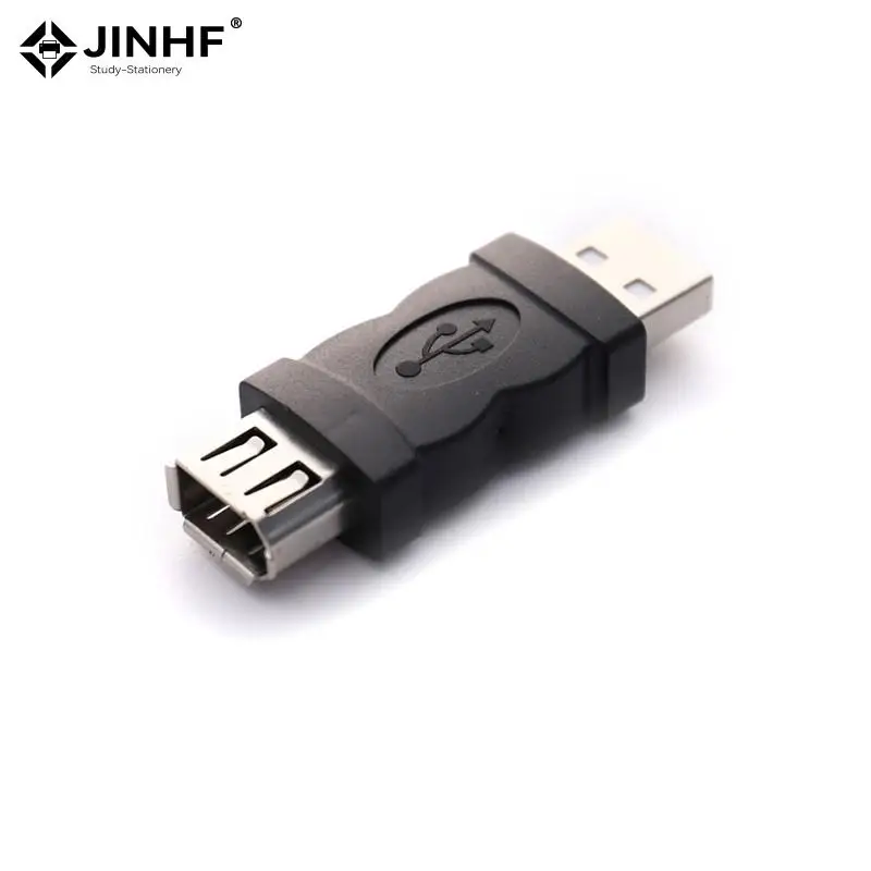 Firewire IEEE 1394 6 Pin Female To USB 2.0 Type A Male Adaptor Adapter Cameras Mobile Phones MP3 Player PDAs Black