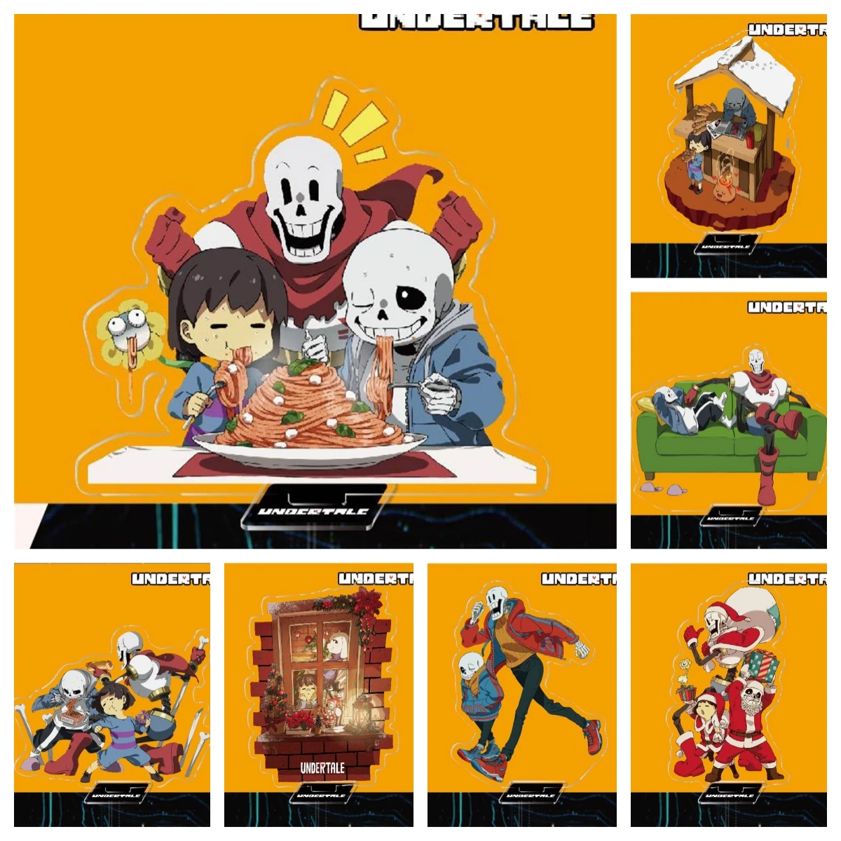 15cm Popular Anime Undertale Stand Acrylic Figure Cosplay Model Plate Funny Desk Decorative Fans Collection Prop Gift