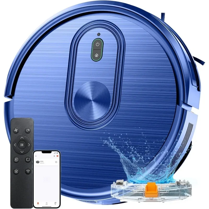 Robot Vacuum and Mop Combo, 2 in 1 Mopping Robotic Vacuum with Schedule, App/Bluetooth/Voice, Max Suction 3200Pa