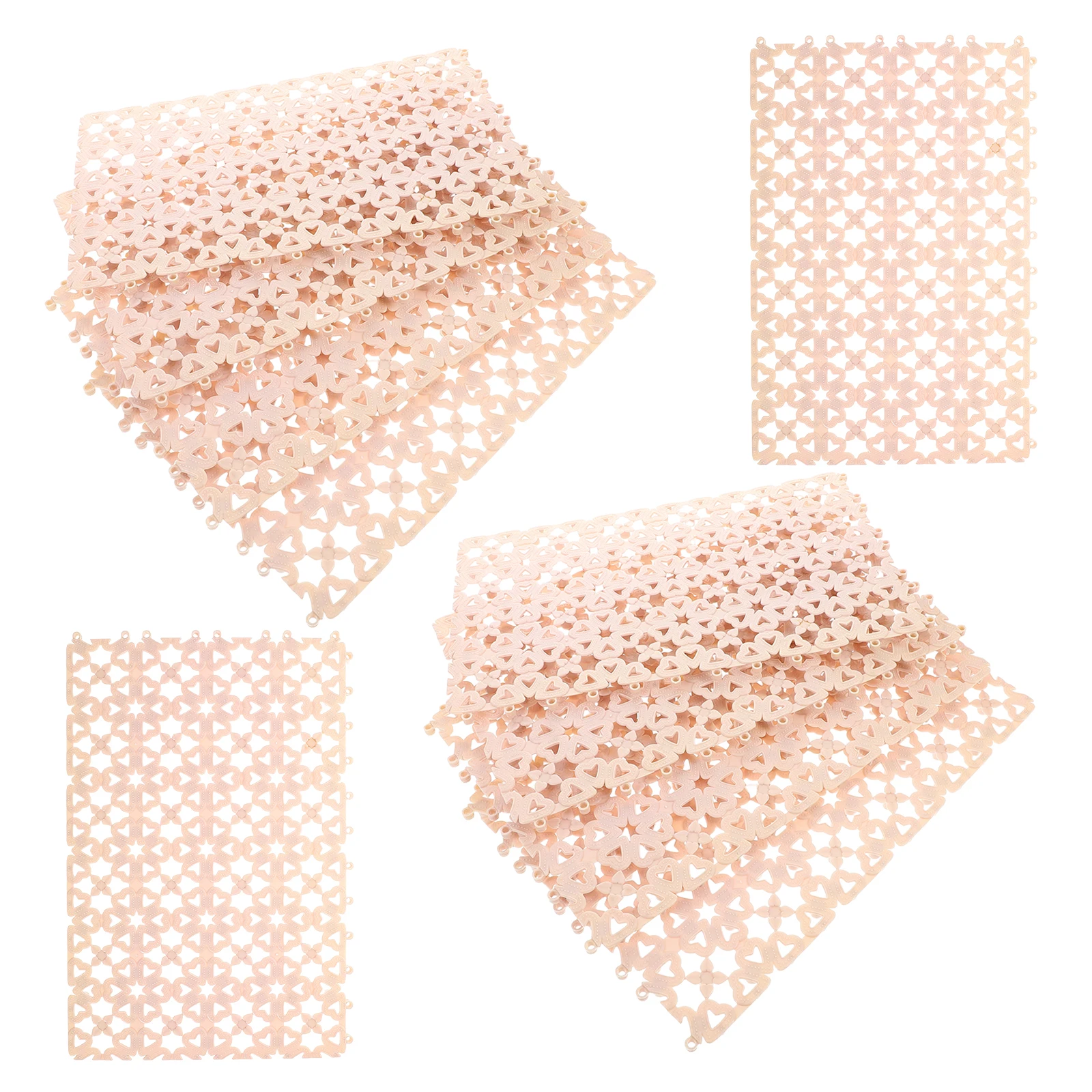 

10Pcs Rabbit Floor Mat Premium Cage Flooring for Bunny Pets Non-Slip Surface Multi-Use As Dog Hamster Rat Chinchilla Cage Mat