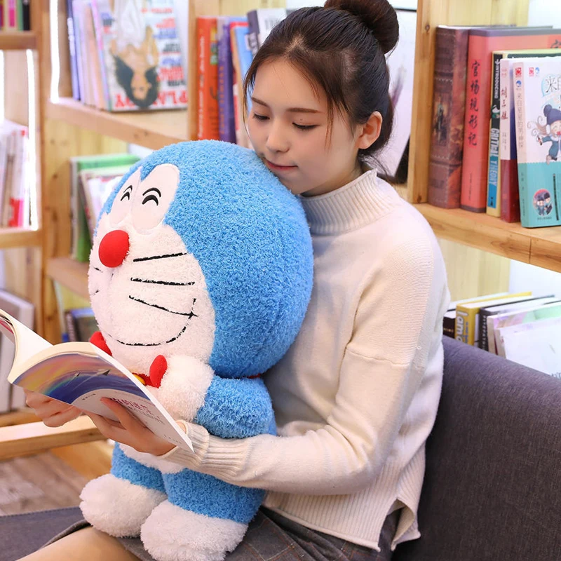 40-80cm Doraemon Plush Toys Hug Pillow Large Plushie Kawaii Cute