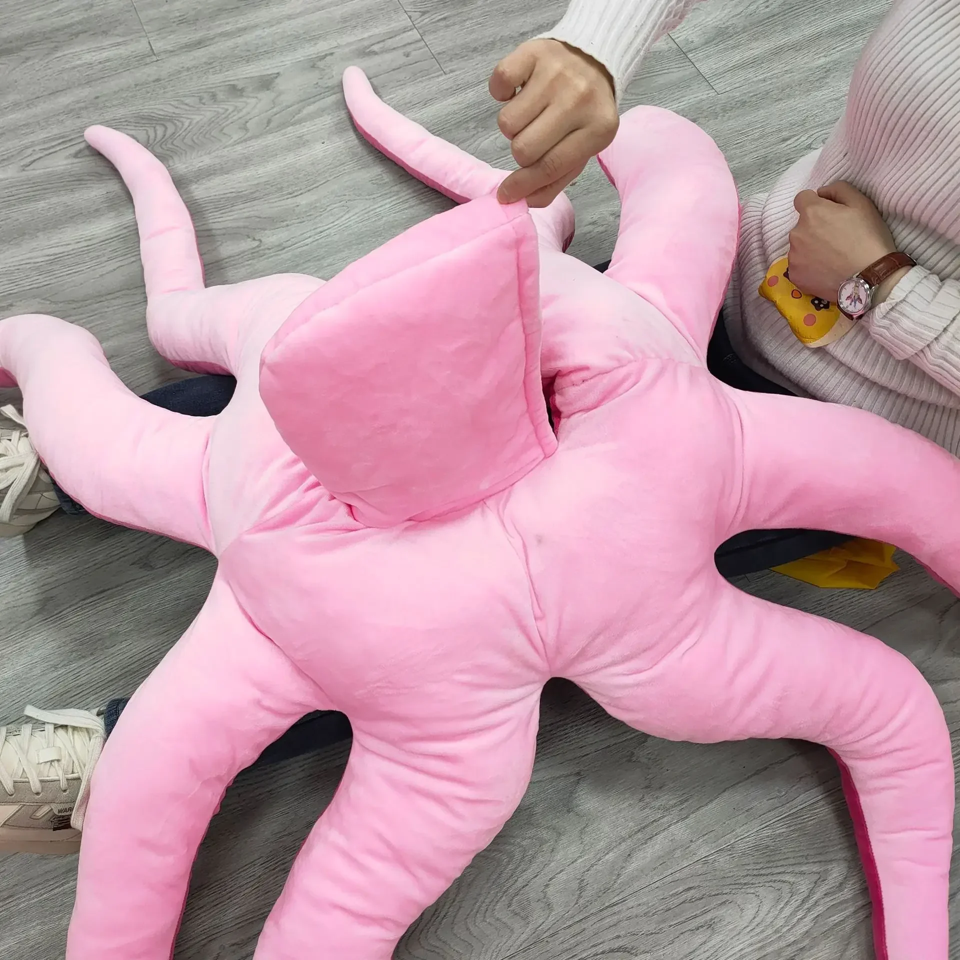 2024NEW Octopus Cosplay For Newborn Baby Halloween Costumes Pink Cushion Christmas Pillow Romper