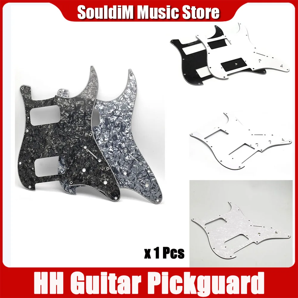 Multicolor 3 Ply 11 Holes HH two Humbucker Guitar Pickguard Anti-Scratch Plate for ST FD Electric Guitar