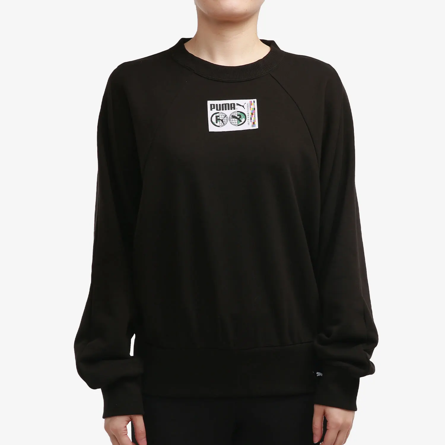 

Puma Genuine Current Season Новая женская повседневная толстовка с круглым вырезом 531292-01