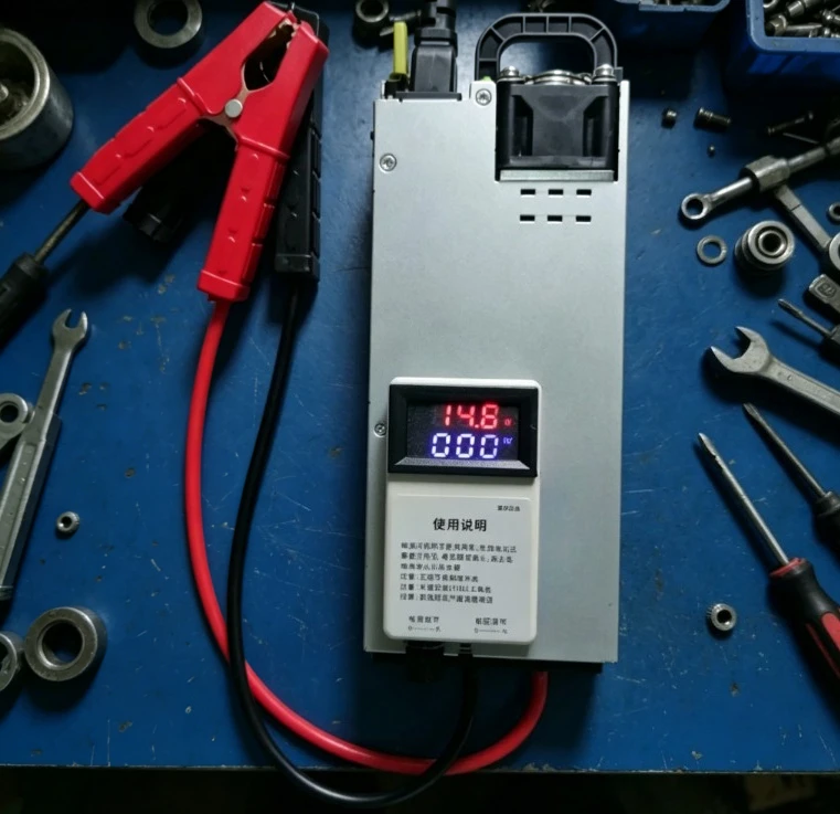 12V 60A 100A High Power LiFePO4 Battery Charger, 14.6V Lead Acid Car Charger with Stable Power Supply for Programming