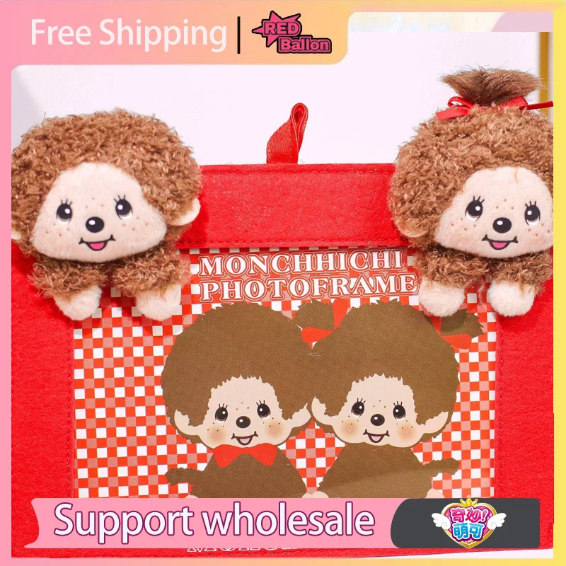 

Милая фоторамка Monchhichi, 6 дюймов, настольная подставка для фотографий, дизайн в виде мультяшной куклы, модный декор для дома, идеальный подарок для фанатов