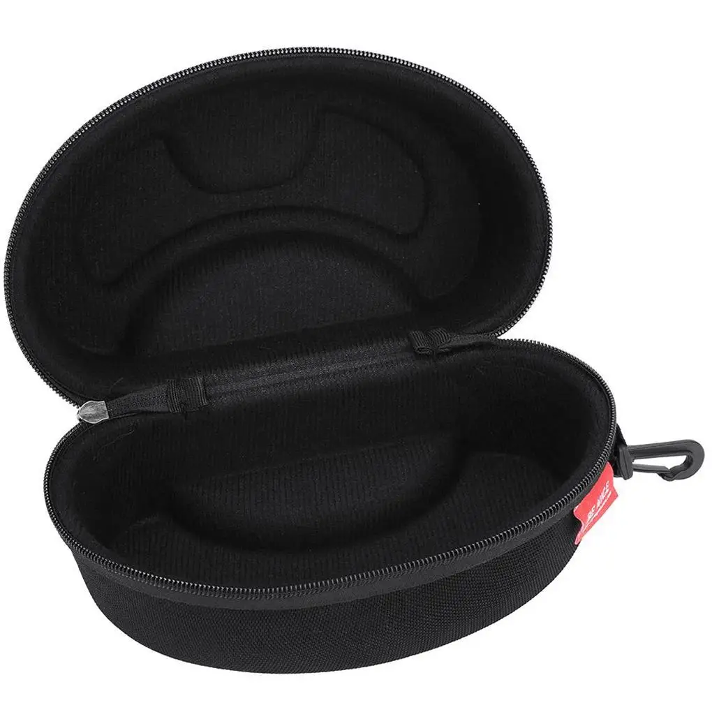 Outdoor Skiing Cycling Glasses Storage Bag Traveling Hiking Zipper Closure Goggle Carrying Case Shockproof Protector