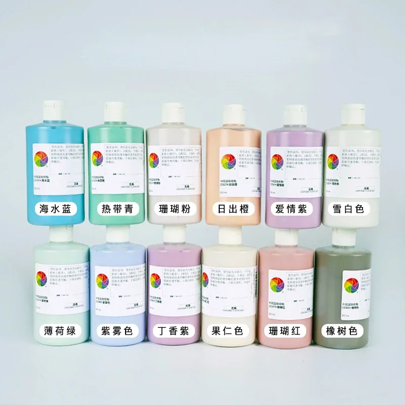 

500ml Concentrated Color Glaze Color Agent Underglaze Painted Lead-free Ceramic Pigment Pottery Bar School Glaze