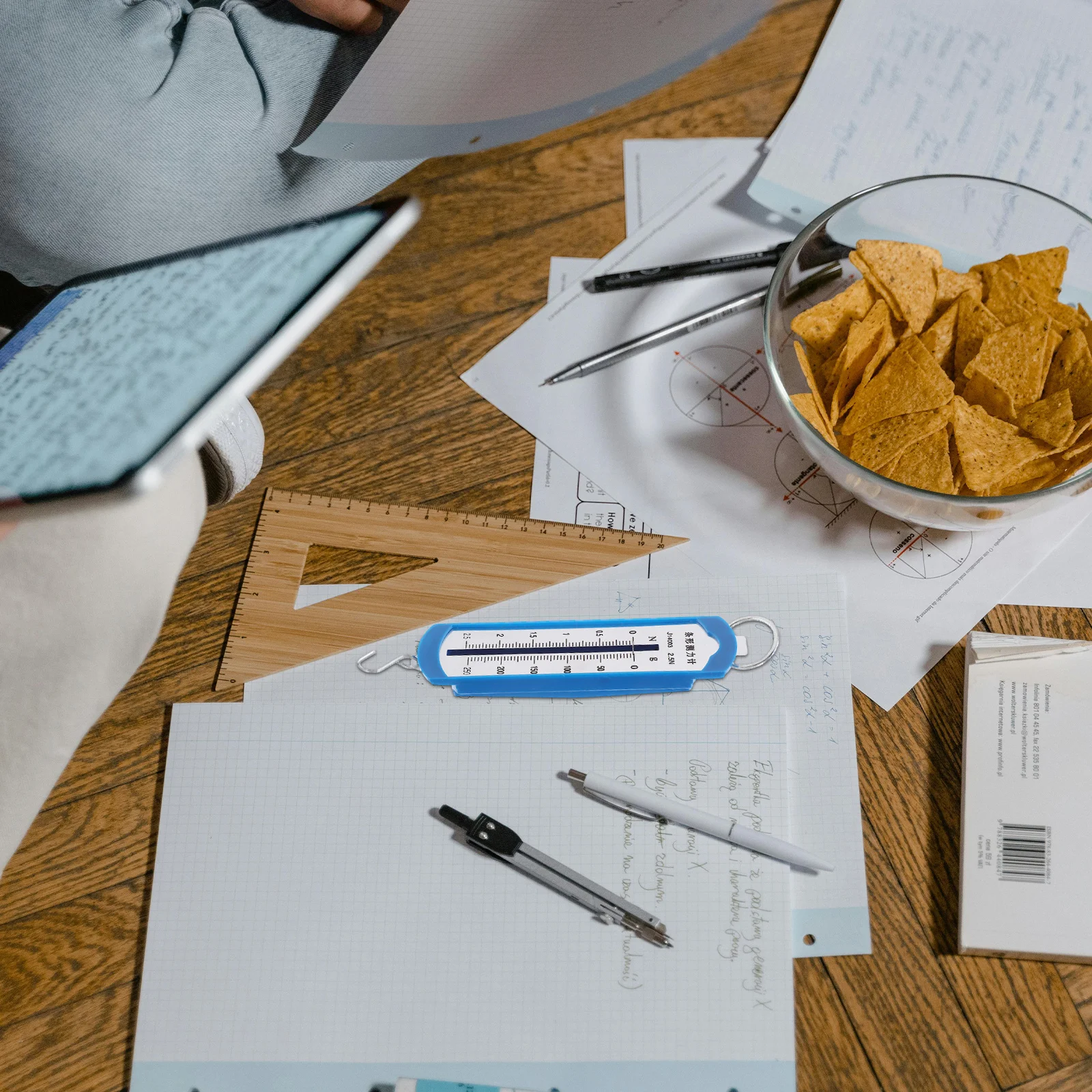 4Pcs Teaching Spring Scales Precise Physics Experiment Force Meters Clear Markings Classroom Science Measurement Tools