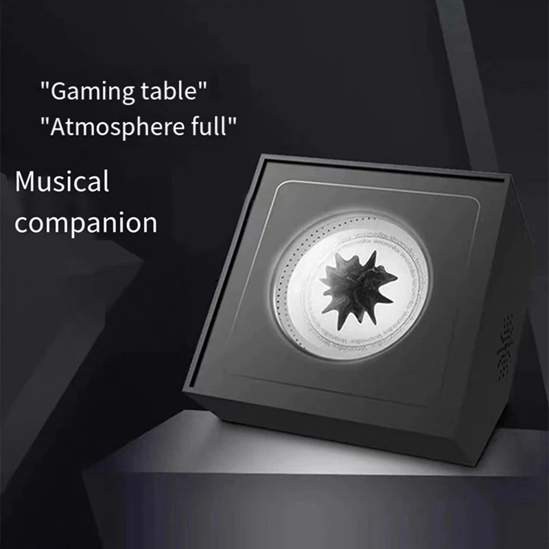 Magnetic Liquid Pickup Music Rhythm Lamp Ferrofluid Equipment Visual Music Pickup Desktop Sound Partner Desk Decoration