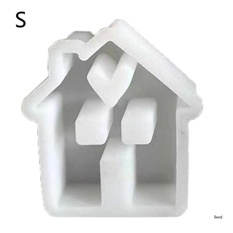 House Crafts Mold Detailed Love House Sculptures Crafting Moulds