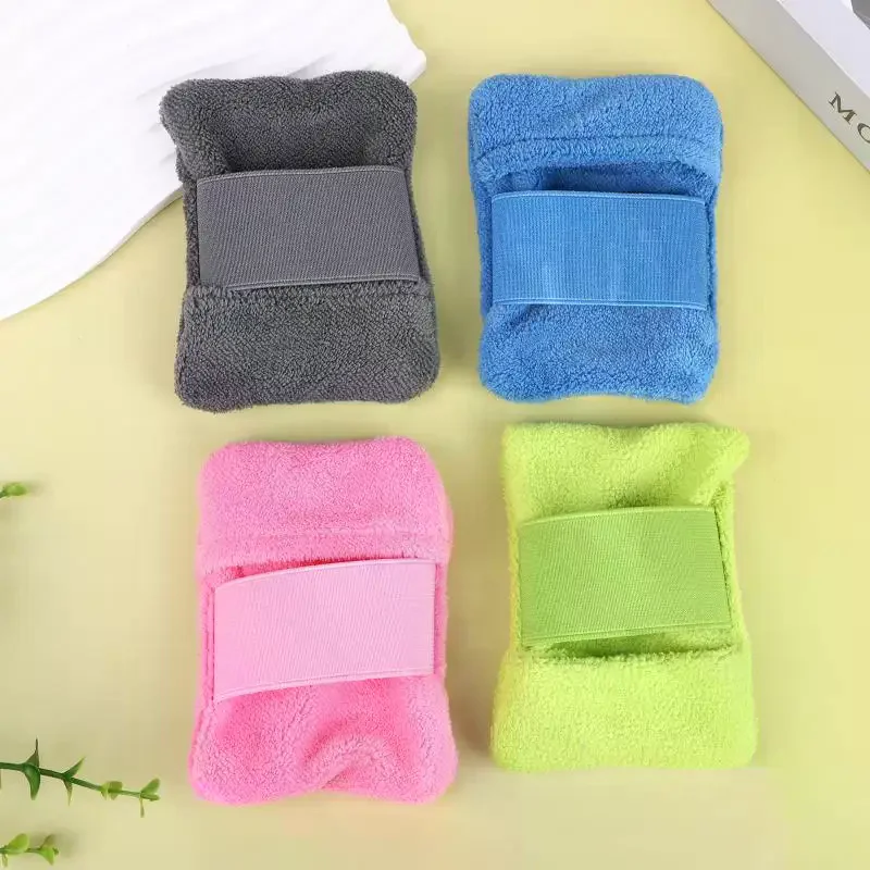 Beach Sand Removal Bag For Body Cleaning Portable Velvet Wipe Off Sand Pouch Quick Sand Cleaner For Outdoor Travel