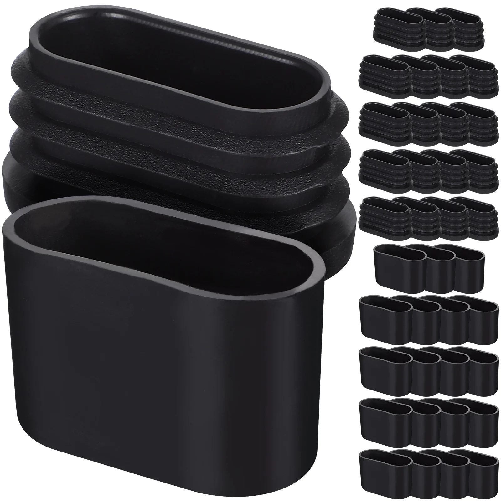 

Chair Leg Caps Plastic Feet Pads Friction-resistant Protectors Furniture Floor Cover Table Chair Foot Non-slip Durable Easy