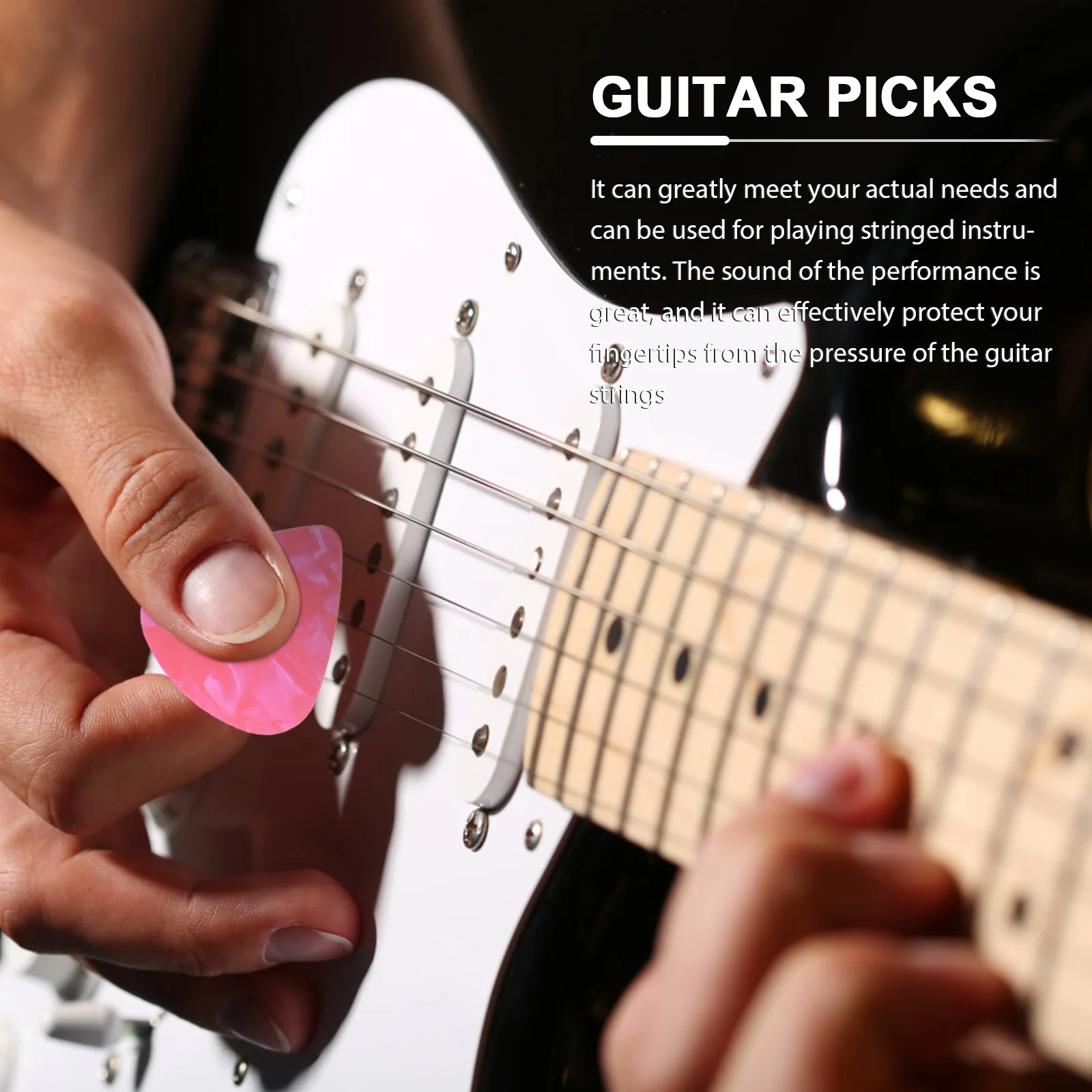 

1 set Durable Guitar Strap Set Electric Cotton High Quality Shoulder Premium Guitar Accessory Stylish Instrument Part