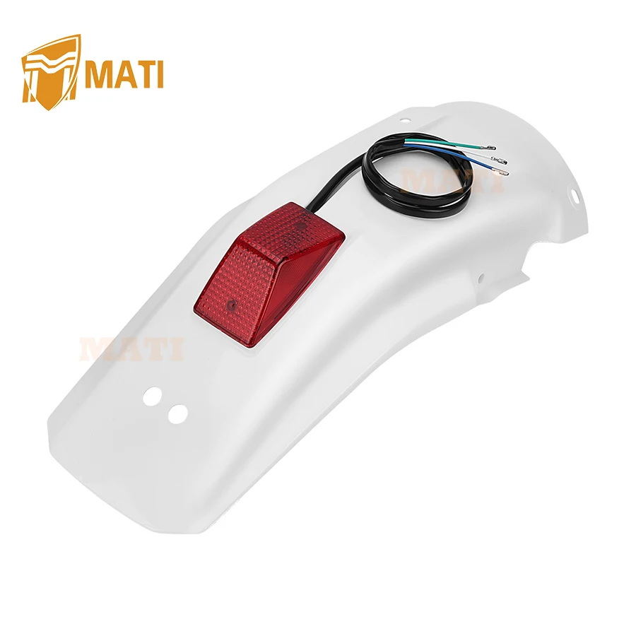M MATI Rear Fender & Taillight for Honda XR250R XR600R XR650L XR350R XR250L 1985-2024 80100-MN1-670ZB 80100-KV6-000ZE