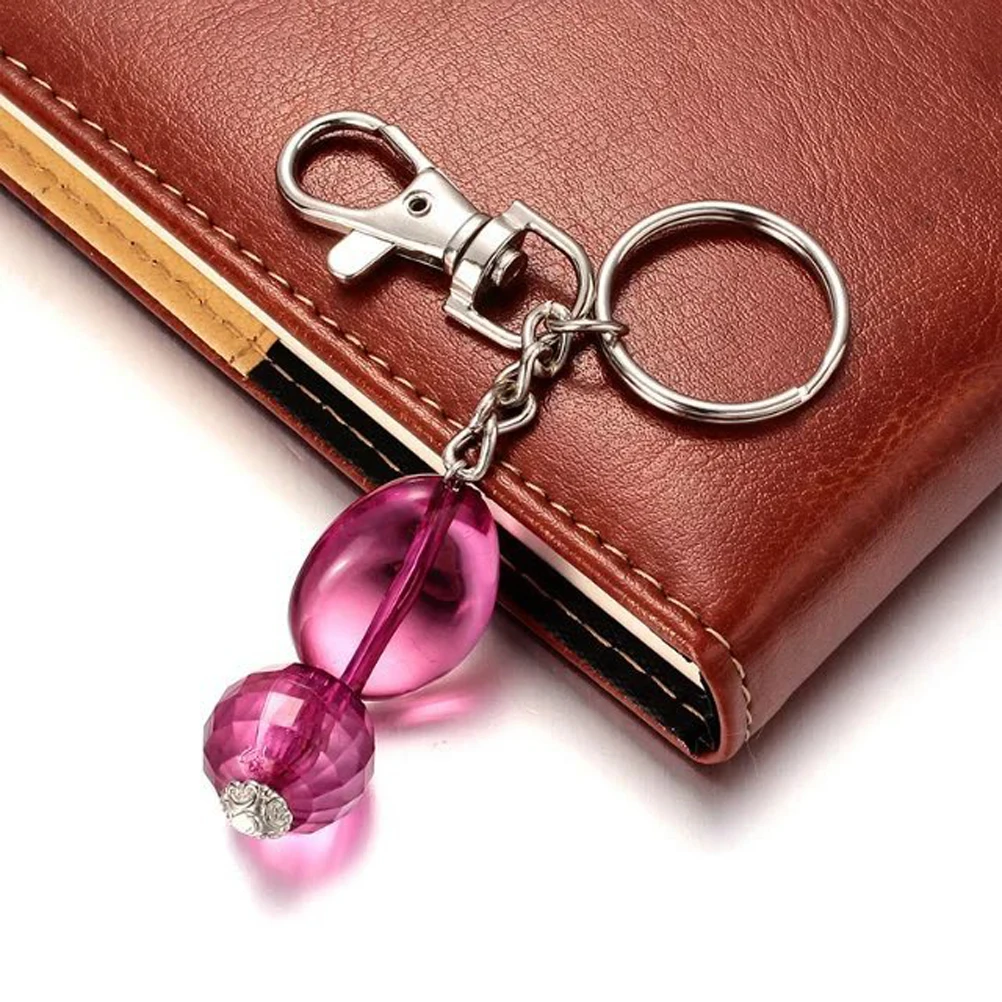 

100 pcs Metal Dog Buckle Key Chain Zinc Alloy Chain Hooks Swivel Ring Solid Durable Shiny Finish Jewelry Accessories