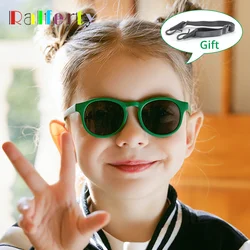 Flexible Soft Kids Sunglasses Round 0-3 Baby Sun Glasses Infant Outdoor Polarized Anti UV Child Girl Shades Anti-slip Sunnies