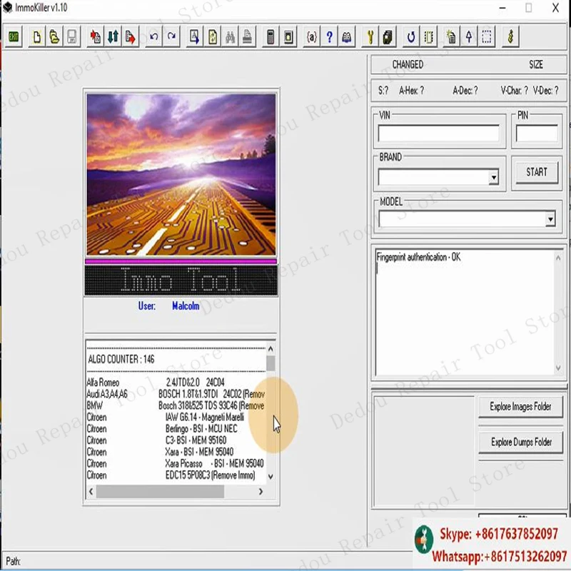 Newest ECUSafe 2.0 ECU ECM 2.0+ immokiller V 1.1 Immo Off Software v1.1 ImmoKiller v1.1 Software +Cartool 3.6 free help instal+