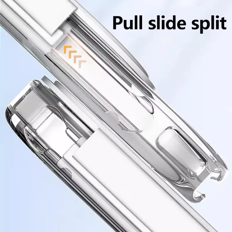 Slide pull-out destacável caso claro para huawei matepad 11.5 s 2024 ar 11.5 11 papermate 10.4 pro 11 pro 10.8 com slot para caneta