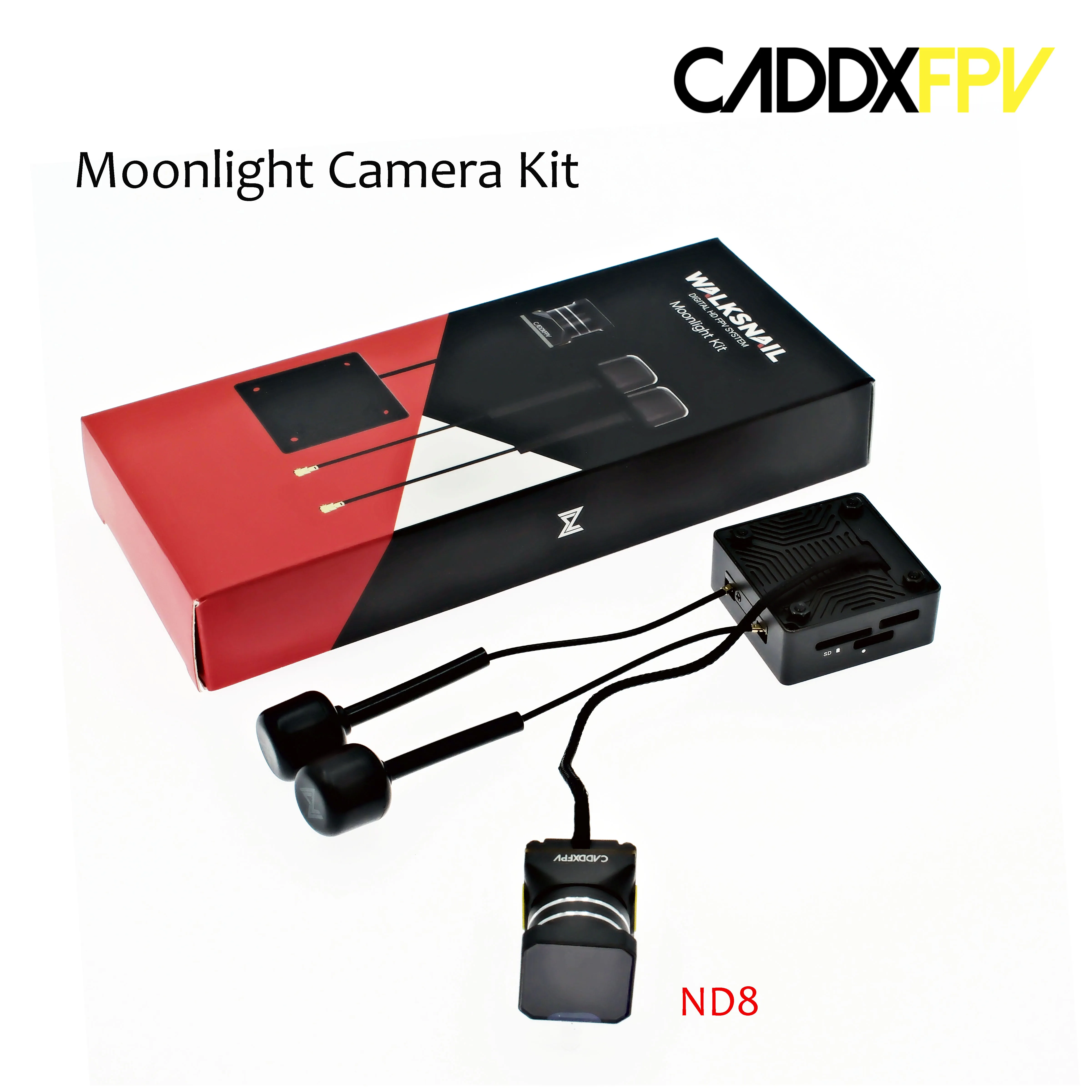 

CADDX Walksnail Avatar Moonlight kit FPV Startlight 4K HD Camera W/ SD Card EIS Support Gyroflow 7.4V-25.2V For RC FPV Drone