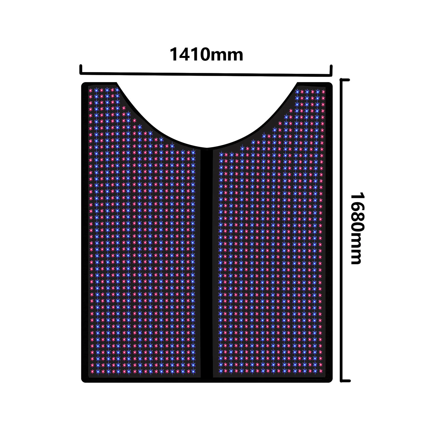 AQSHE Horse1600 Chips Leds Equine 460 660nm 850nm  Red Light Therapy Blanket Blue&Red&NIR Pad Mat Back For Full Body