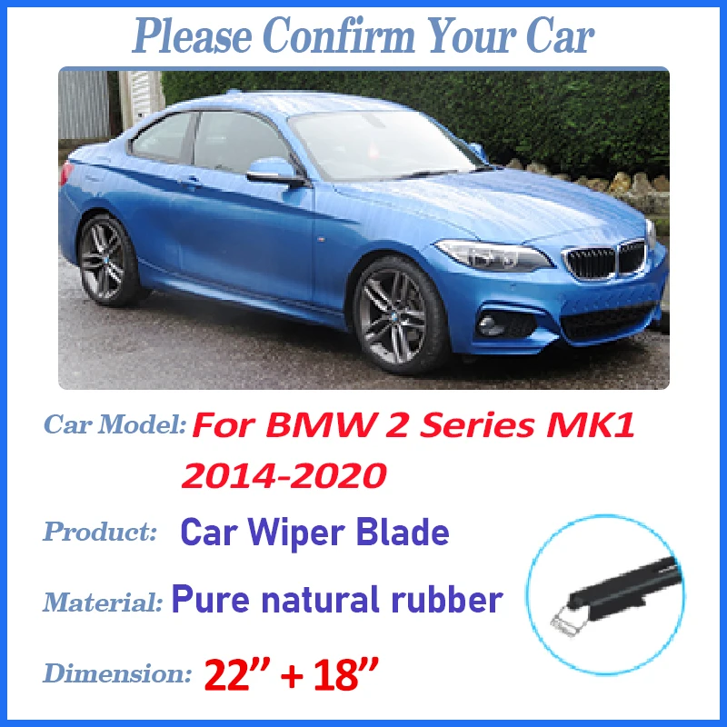 

Для BMW 2 серии F22 обвес F23 2015 2016 2014-2020 щетки переднего стеклоочистителя автомобиля прочные шумоподавляющие щетки стеклоочистителей