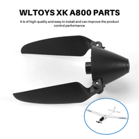 ABJL-2Pcs Xk A800.0006 Propeller Folding Blades For Wltoys Xk A800 Rc Aircraft Fixed Wing Glider Upgrade Spare Parts
