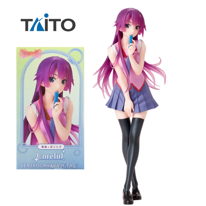 

В наличии оригинальные TAITO Zoku Owarimonogatari Senjougahara Hitagi Coreful аниме фигурка модель коллекция куклы украшения игрушки подарки