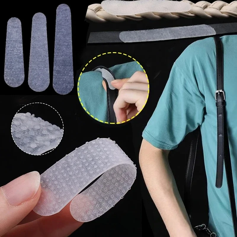 

6pcs New Anti-slip Patches For Bag Straps Reusable Washable Transparent Shoulder Bag Non-slip Luggage Accessories