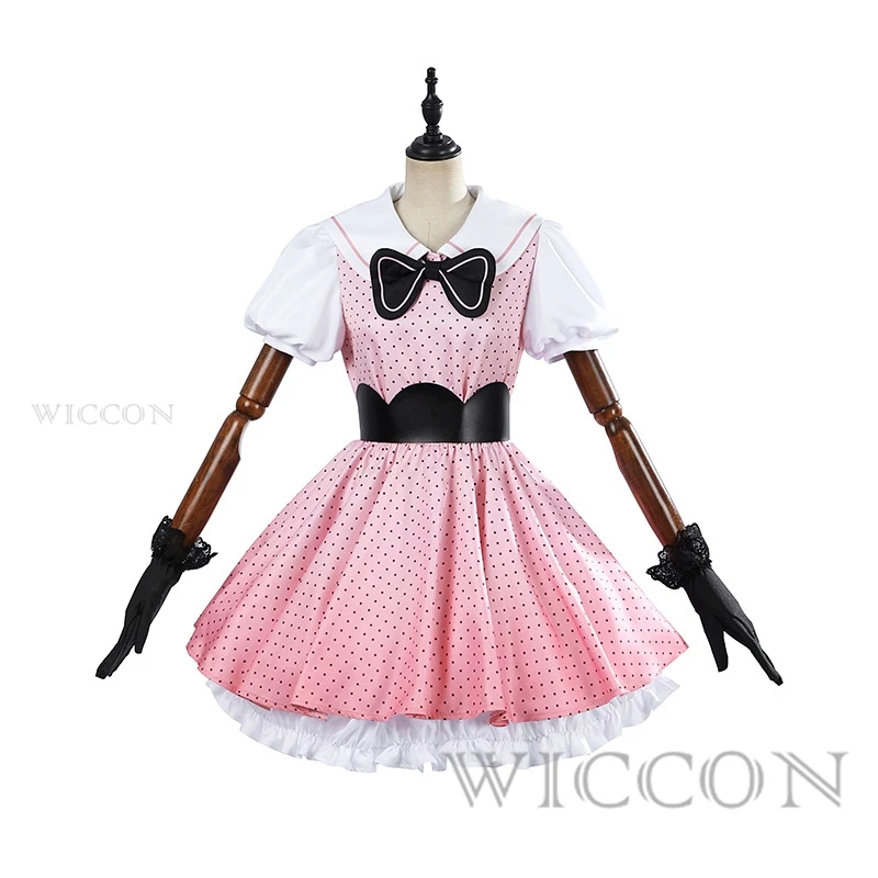 Anime Oshi No Ko Season 2 Ruby Hoshino Cosplay Costume Wig B-Komachi Pink Stage Dress Uniform Halloween Party for Women