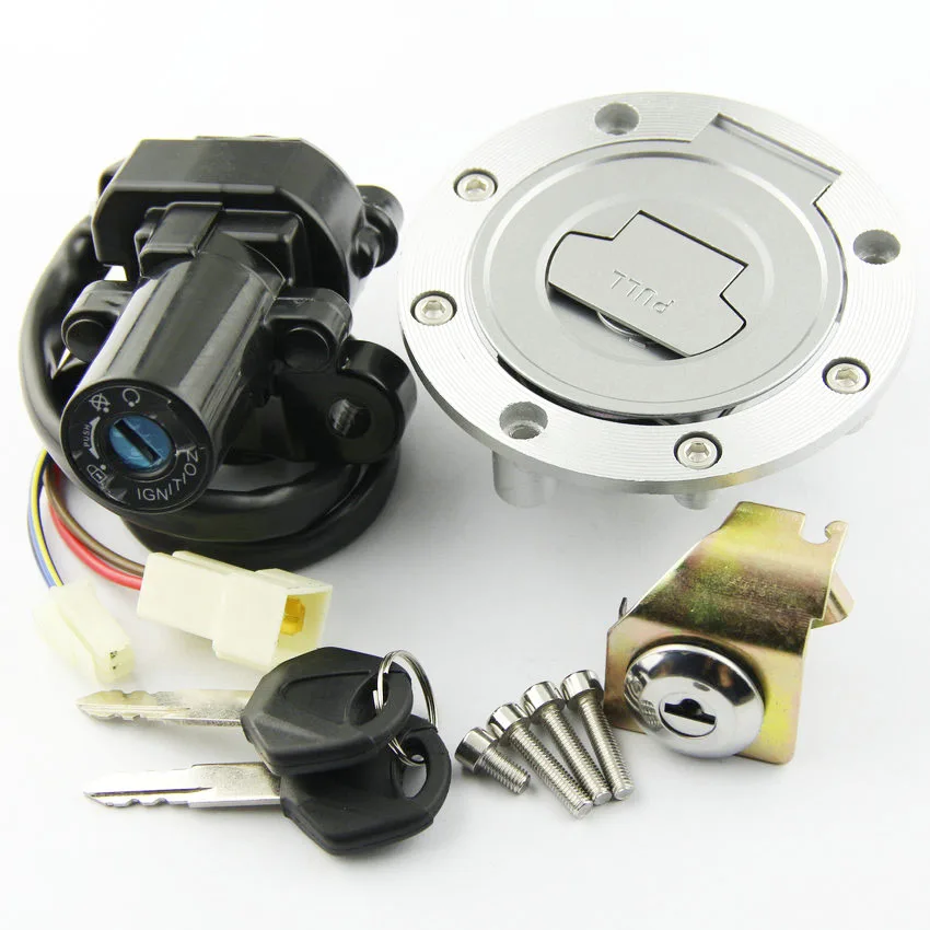 Motorcycle Key Fuel Cap Kit Ignition Switch For Yamaha MT01 MT-01 2005-2009 YZF R1 R1 2004-2014 YZF R6 R6 2006-2016 Accessories