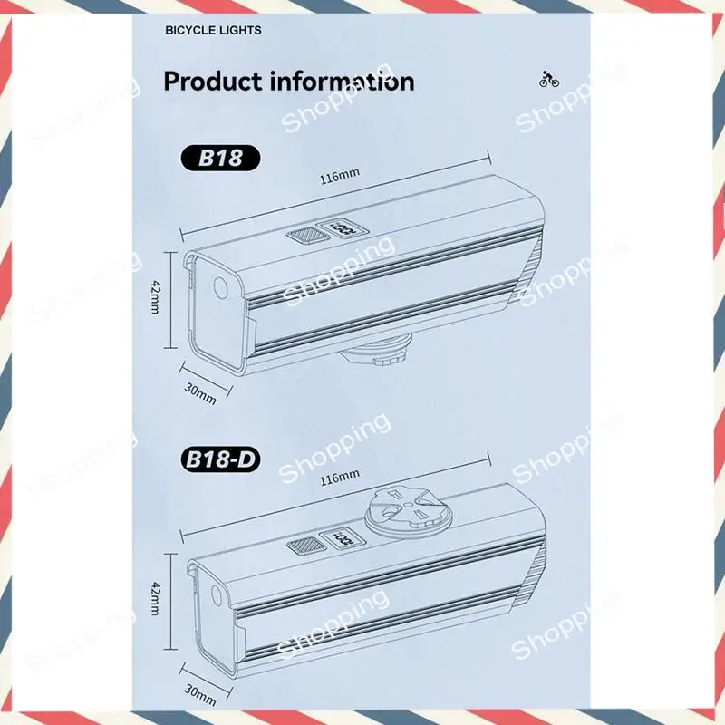 M20K Cycling Lights Night Riding Lights With High And Low  Switch 800 Lumens USB-C Charging For Cyclists And Commuters