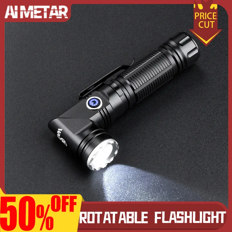 WADSN Rotatable Multifunctional Hunting Flashlight, Outdoor Camping Flashlight, Tactical Glare Equipment