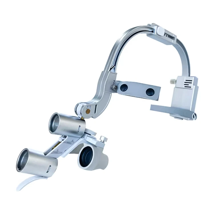

2.5X/3.5X de ntal Binocular Loupes Medical Magnifier Headlight 5W LED Light Headl