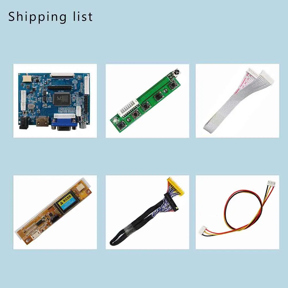 لوحة تشغيل AV LCD لشاشة LCD ، HDM I ، VGA ، N154C3 ، LTN170X2 ، TN170BT08 ،