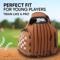 BG Outdoor camping sport Baseball Gloves Softball Practice Equipment Size 9.5 Left Hand For Kids/Adults Man Woman Training