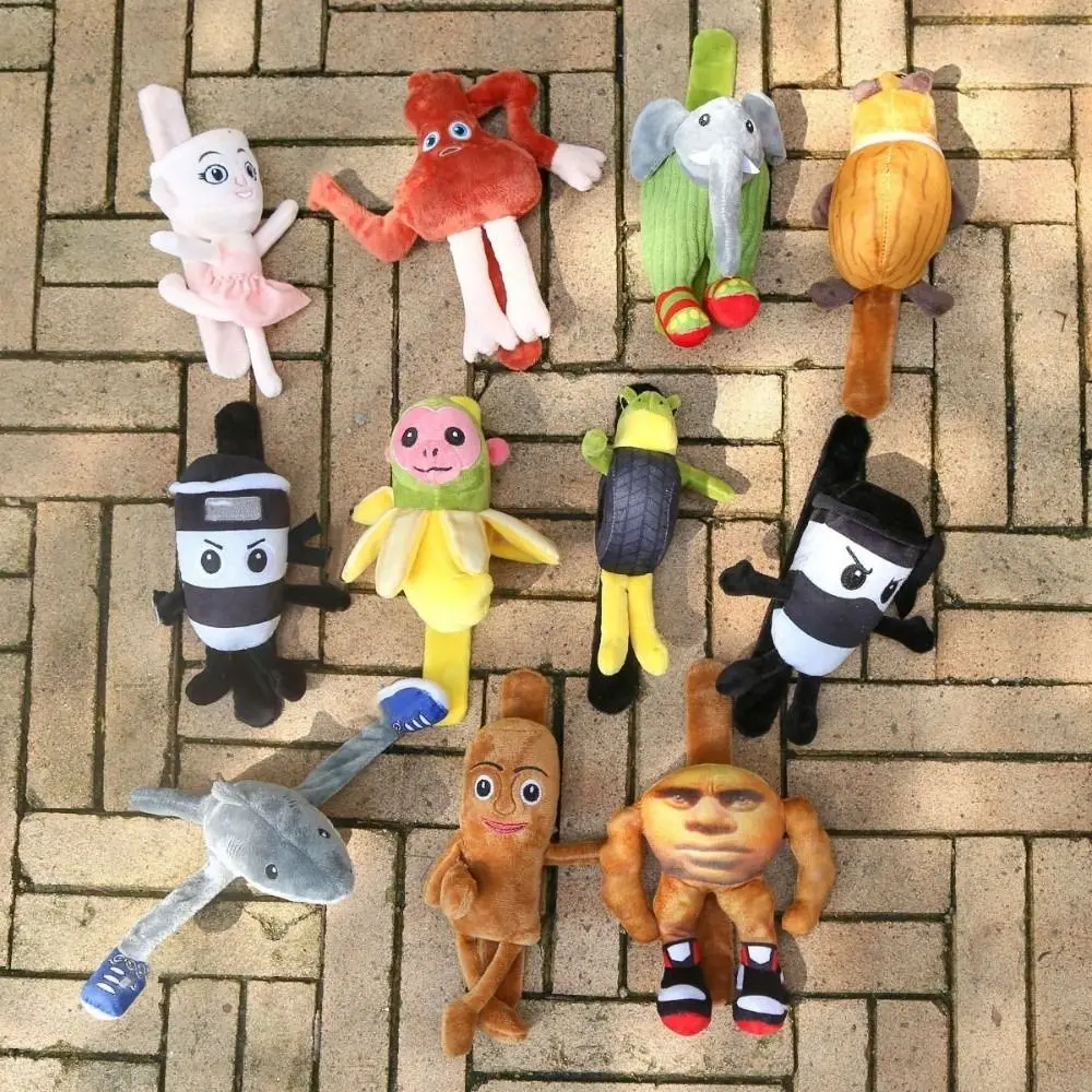 

Slap Circles Tungtungtung Italian Brainrot Al Tralalero Tralala Plush Doll Wrist Toy Wristband Fluffy Slap Bracelet Hand Ring