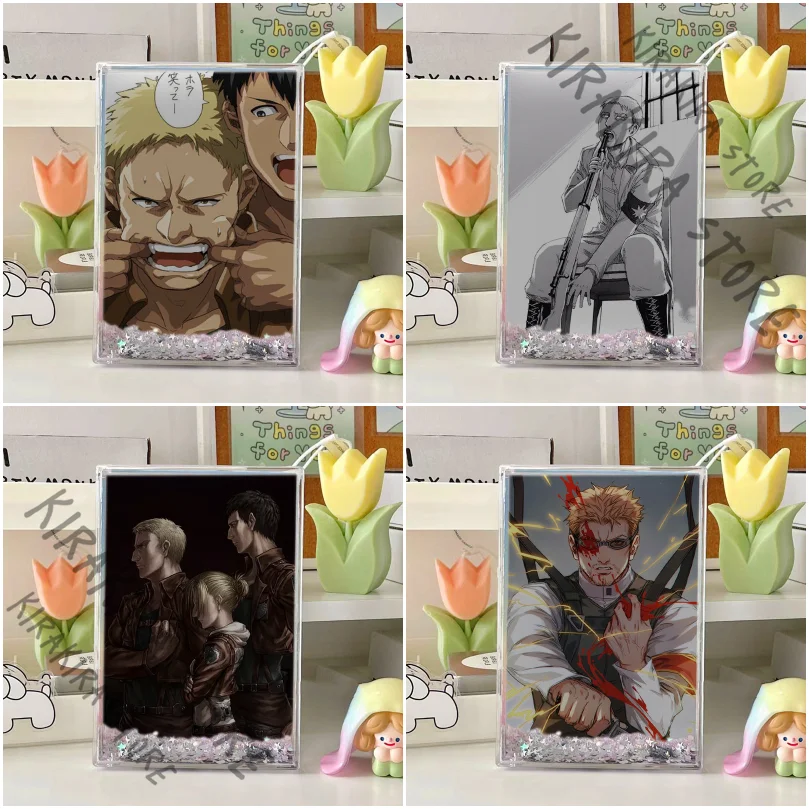 

Acrylic Brick Standing Plate Attack on Titan Reiner Braun Cosplay Game Tabletop Transparent Ornament Anime Collect Accessories