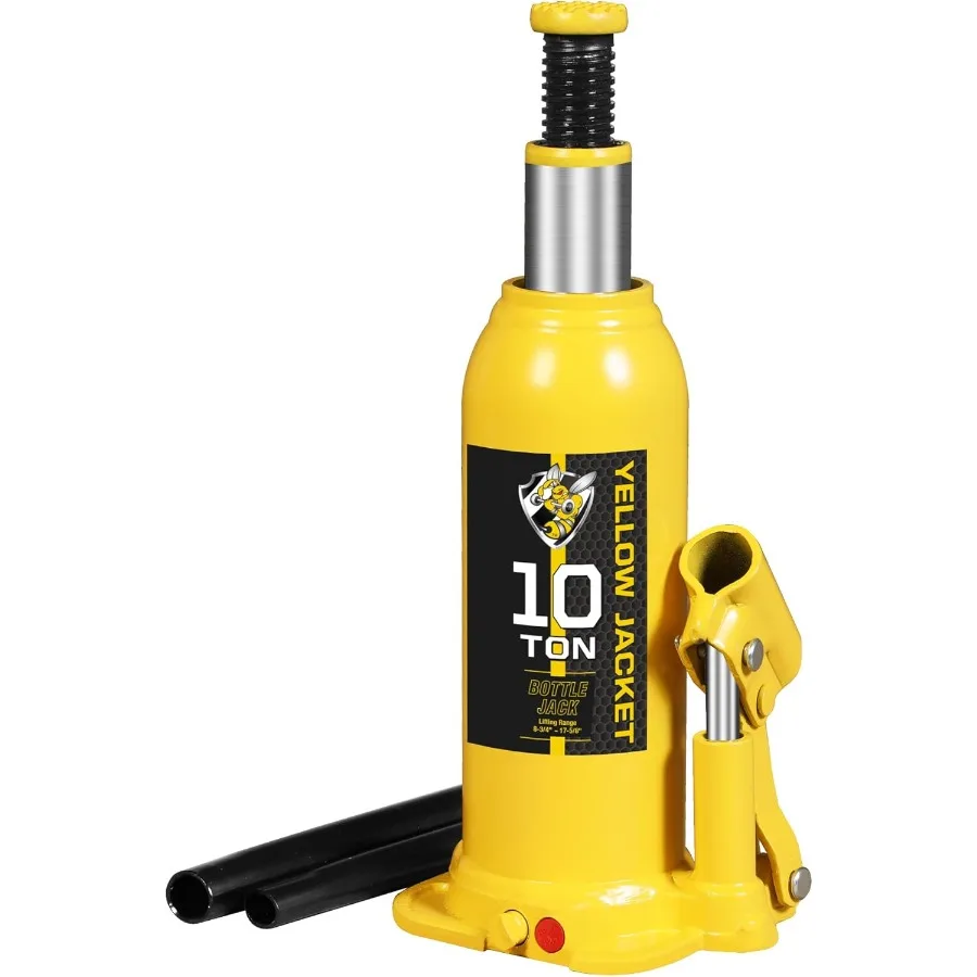 

10-тонный многонаправленный сварной бутылочный домкрат емкостью 20000 фунтов для ремонта автомобилей Идеально подходит для автомобилей, пикапов, грузовиков и автофургонов Hy