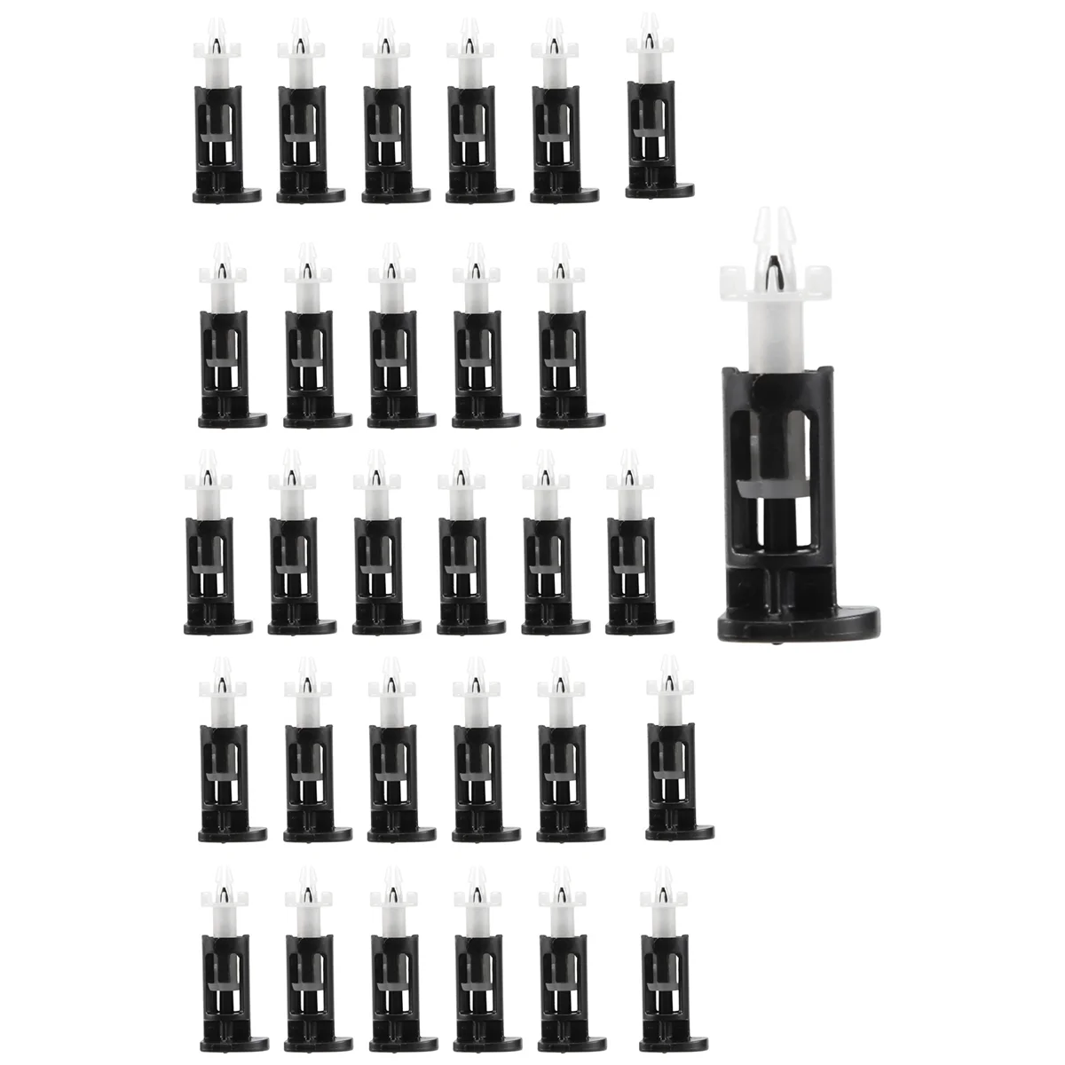 พลาสติกสีดํา สีขาว ขายึดสําหรับระบายความร้อน Intel CPU 30 ชิ้น