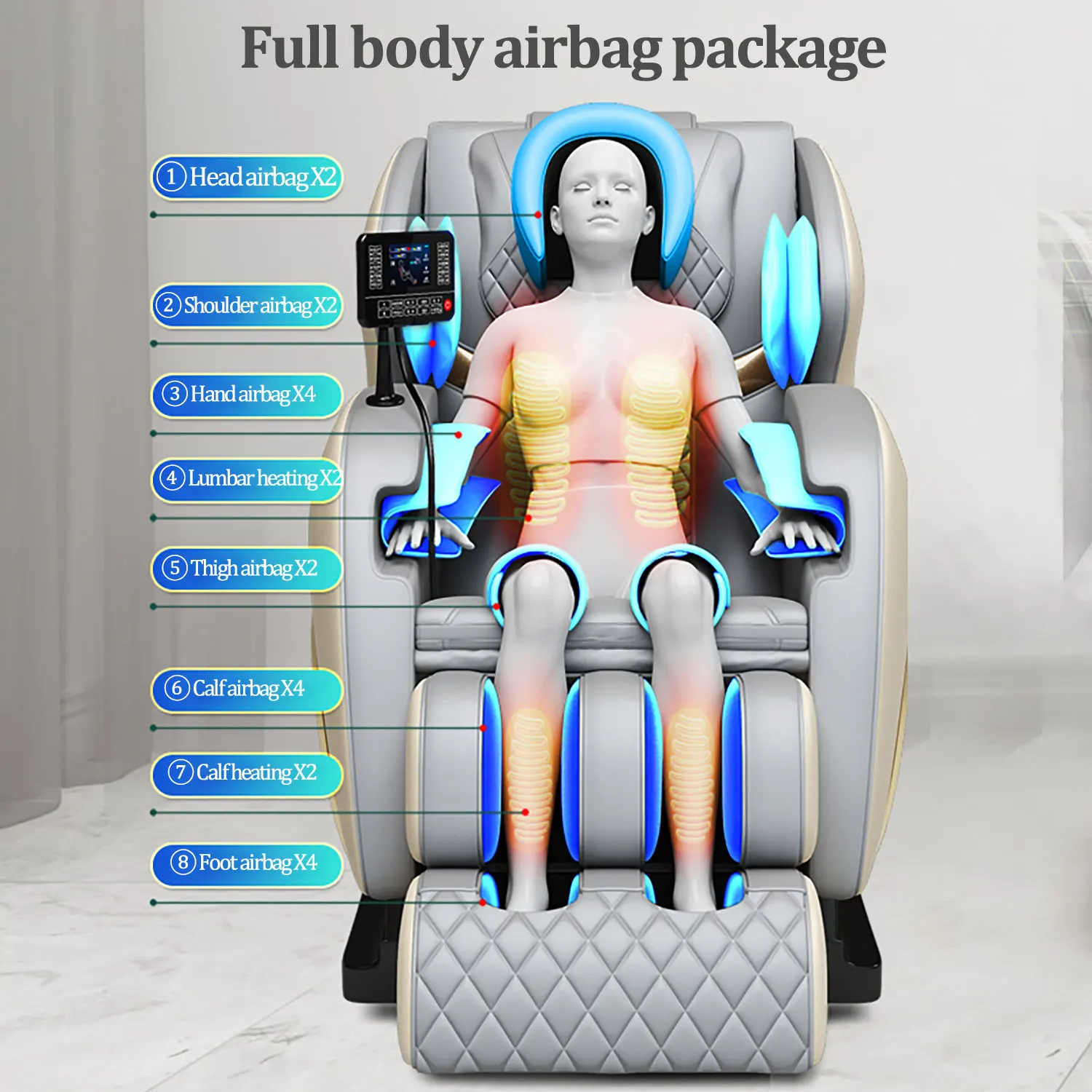 Massage Chair Home Full Body Space Capsule Zero Gravity Multi-Function Massage Sofa Massage Instrument For Middle-Aged And Elder