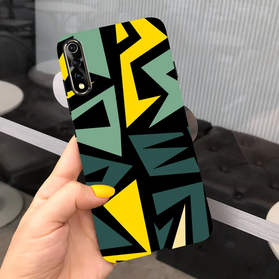 For Vivo S1 Case Global Phone Cover Lovely Cartoon Shockproof Silicone Back Funda For Vivo V17 Neo 1907 Y7S S 1 V17Neo Case Etui