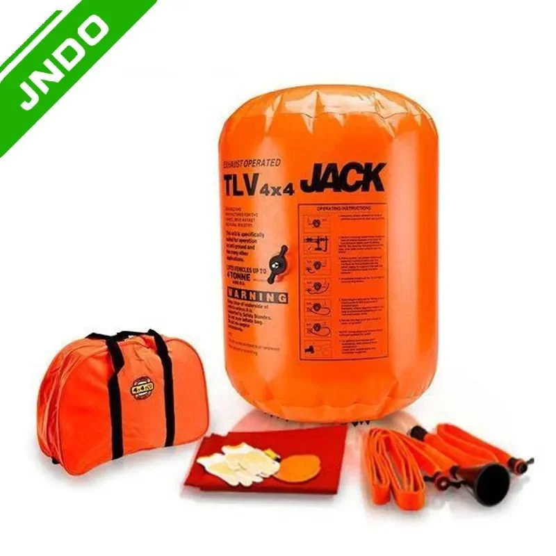 4 طن سهلة الرفع مقبس الهواء العادم رافعة هوائية متعددة الطبقات على الطرق الوعرة 4x4 سيارة أداة إنقاذ سيارة رفع المزدوج نفخ سيارة الهواء جاك