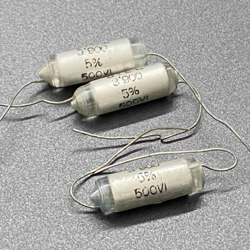 2PCS/LOT  Silver Foil Metalized Film Capacitor 3900PF 392 500V Audio Coupling