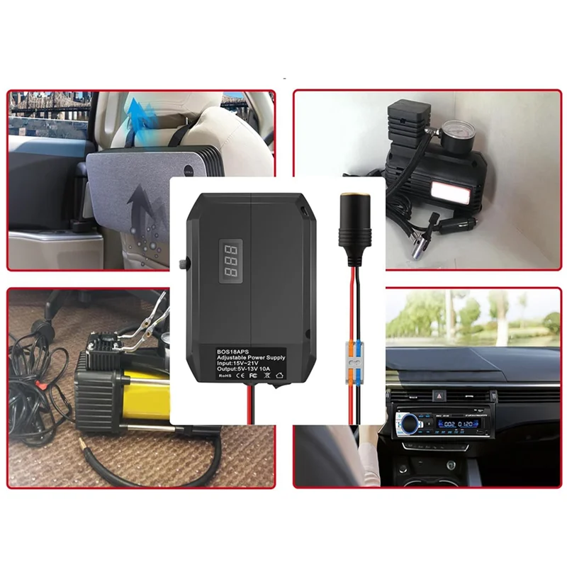 Top Deals 18V To12v Power Wheels Battery Adapter For  18V Battery For  Battery Adapter Lighter Adapter Power Wheel Ada