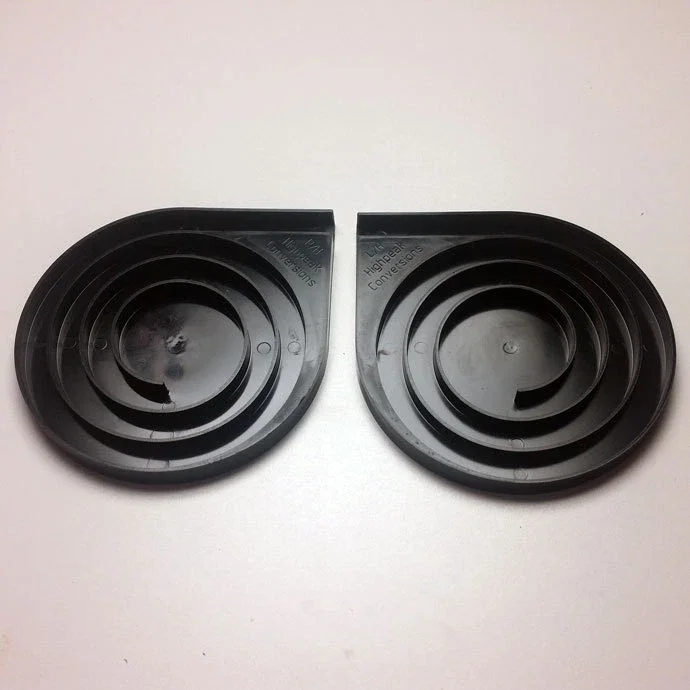 

1pair Motorhomes Double Roller Shutter Spiral Drum For Camping Trailers Roller Shutter Base RV Rolling Shutter Door Rolling Disc